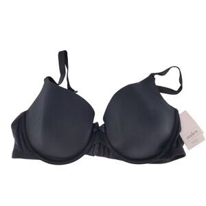 Auden The Everyday Demi Lightly Lined T-Shirt Bra Black 36C New